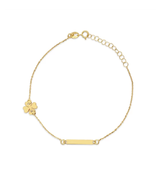 Felicity Tag gold bracelet