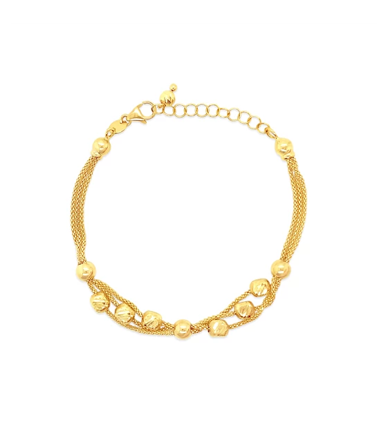 Golden Drops gold bracelet