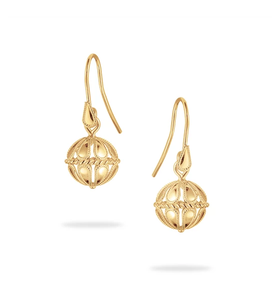Peružine Mini gold earrings