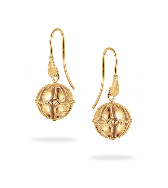 Peružine Midi gold earrings