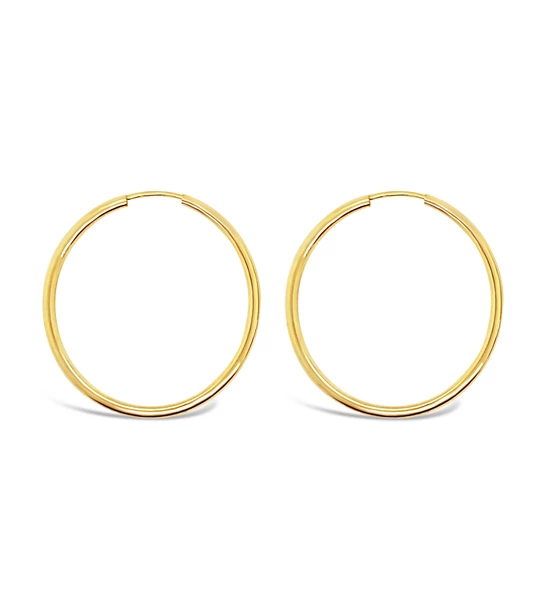 Loops Maxi gold earrings