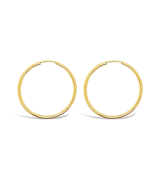 Circles Maxi gold earrings