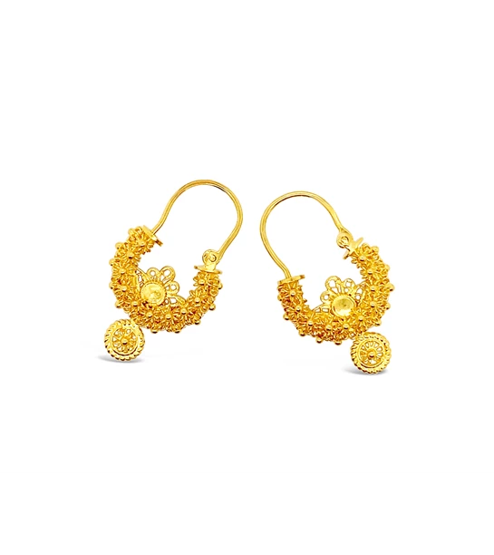 Rećine Tiny gold earrings