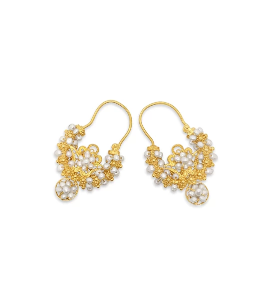 Rećine gold earrings