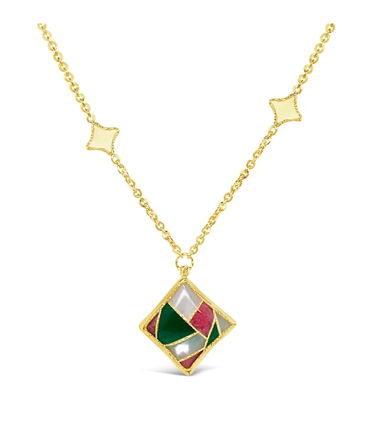 Express gold necklace
