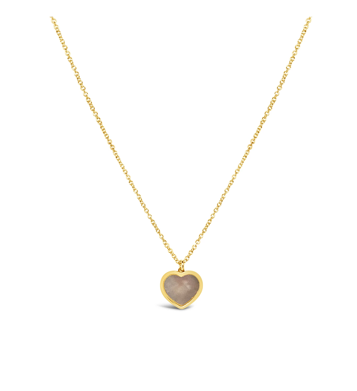 Nacre Heart ogrlica zlato