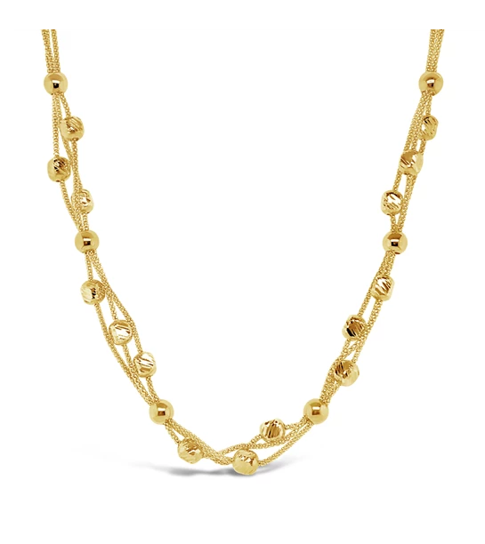 Golden Drops gold necklace