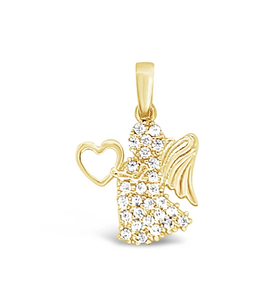 Love Seraph gold pendant