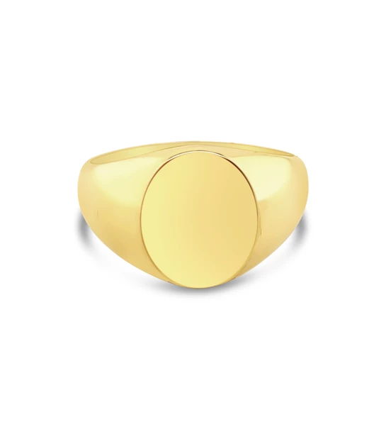 Slash gold ring