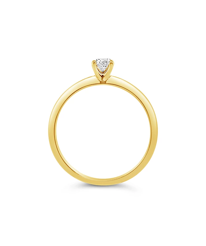 Special zlatni prsten s dijamantom