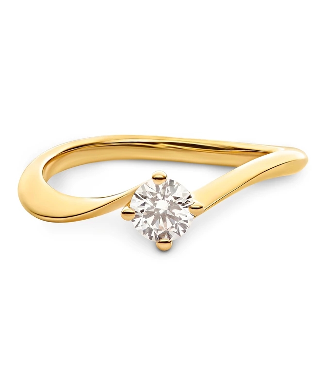 Jubilee zlatni zaručnički prsten s dijamantom