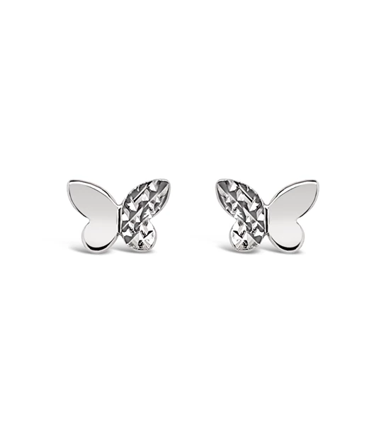 Butterflies gold earrings