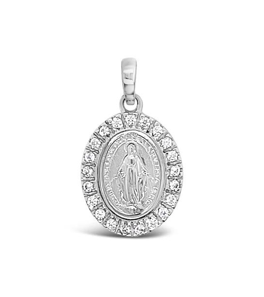 Mary Saint gold pendant