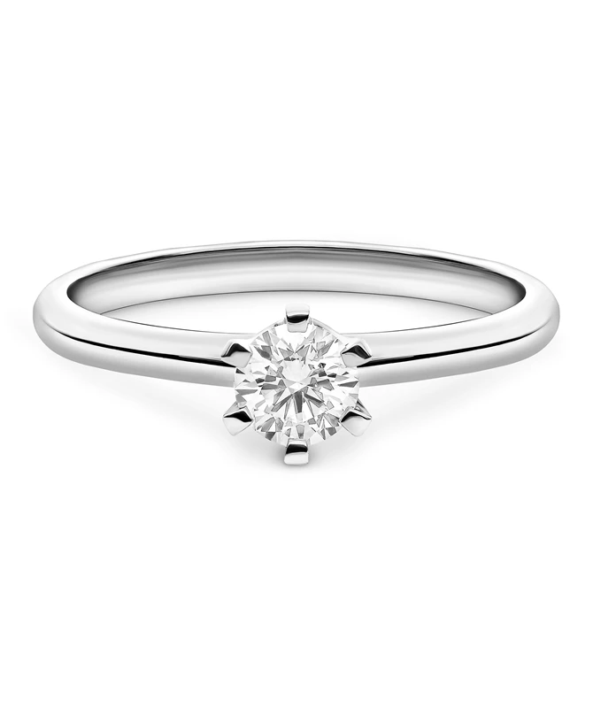 Astral zlatni zaručnički prsten s dijamantom