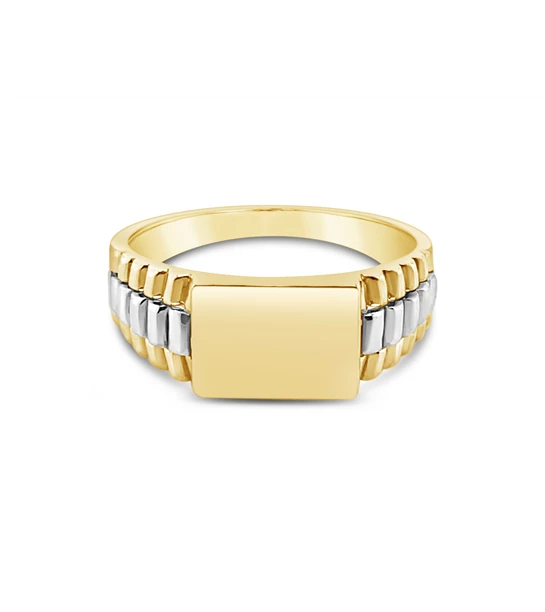 Combined gold ring