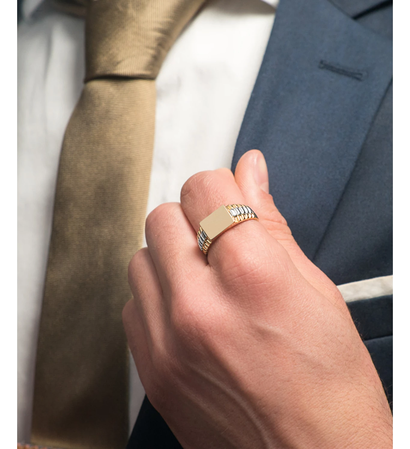 Combined zlatni prsten