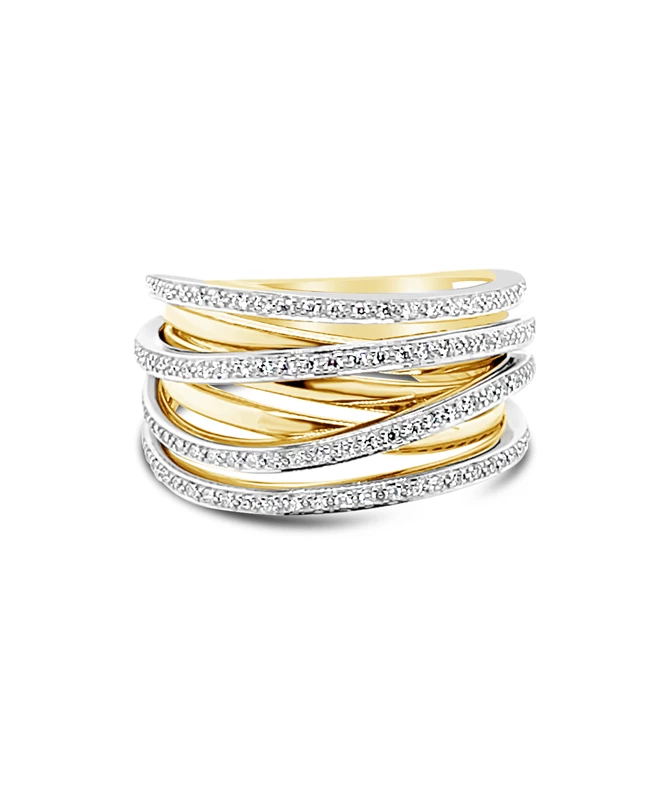 Bind zlatni prsten s dijamantima